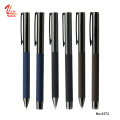 Custom logo metal pen soft touch promotional ballpoint pen rollerball pen business gift set